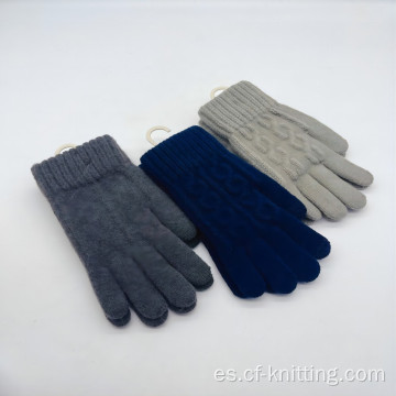 Guantes de punto a medida para hombres